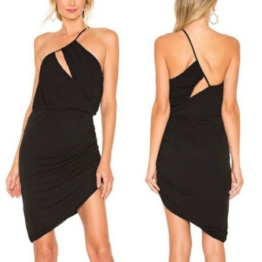 Revolve NBD one shoulder asymmetrical dress with front and back cutouts - S